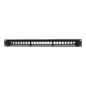 Panel modular sin blindaje RJ-45 Keystone / Multimedia de 24 y 48 puertos 1U