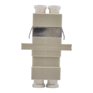 Adaptador Duplex LC multimodo OM3 Beige