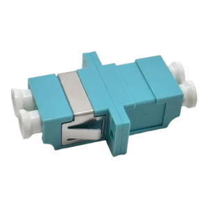 Adaptador Duplex LC multimodo OM3 Aqua
