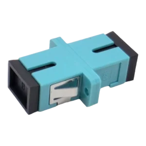 Adaptador simple SC multimodo OM3 Aqua