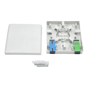 FTTH Fiber Optic Surface-Mount Box / 2 Ports