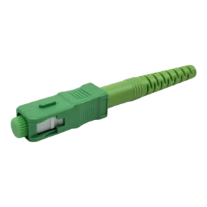 SC Simplex Connector Single-Mode OS2 APC/ Green Boot
