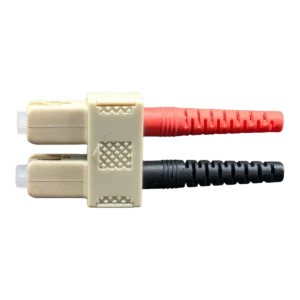SC Duplex Connector Multimode OM3 UPC/ Beige Boot
