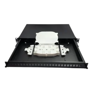 19" Rack-Mount Fiber Optic ODF Box / 24 Ports