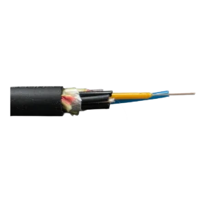 ADSS Outdoor Fiber Optic Cable Multimode OM3 12 Fibers, Span 80m